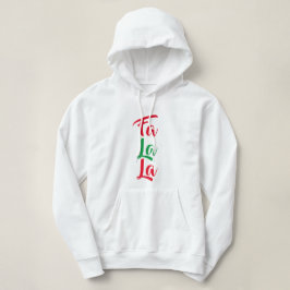 Moletom Fa La Red e Green Christmas Hoodie