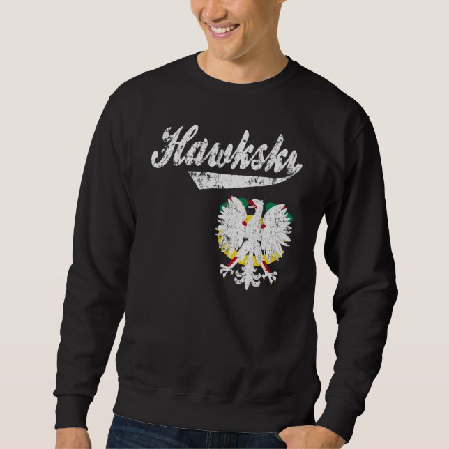 Moletom Fã polonês de Hawkski Chicago (Frente)