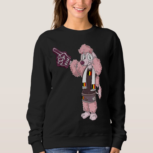 Moletom Fã Poodle Bélgica (Frente)