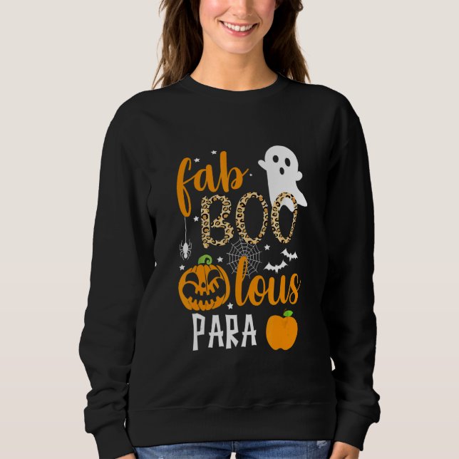 Moletom Fab Boo Lous Para Ghost Halloween (Frente)