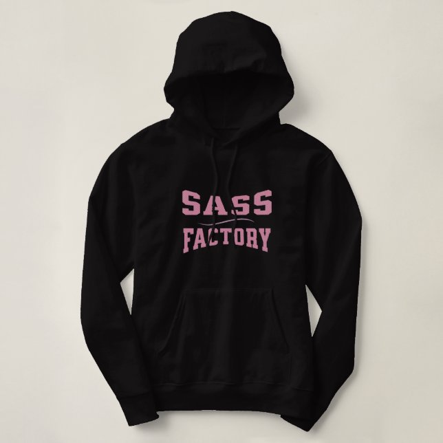 Moletom Fábrica Sass - Engraçado (Frente do Design)