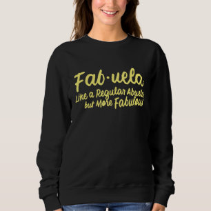 Moletom Fabuela Definition Abuela Latina Avô espanhol