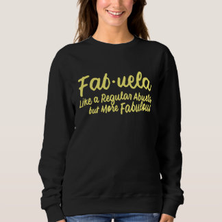 Moletom Fabuela Definition Abuela Latina Avô espanhol