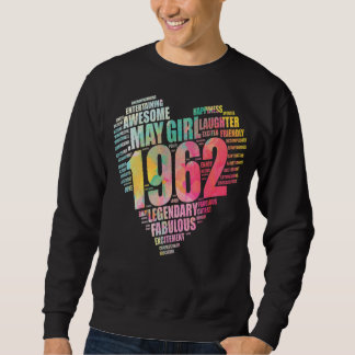 Moletom Fabuloso May Girl 1962 Incrível Big Heart 60th Bir