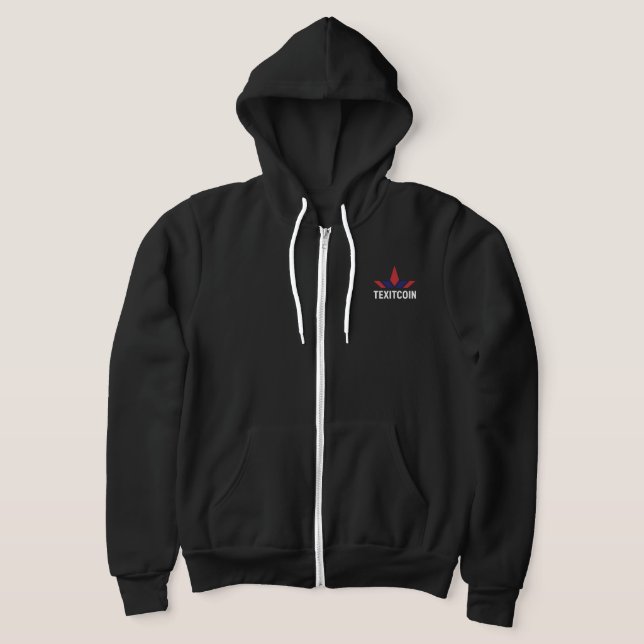 Moletom Faça o Excelente Crypto de novo o Zip da mulher (Postura )