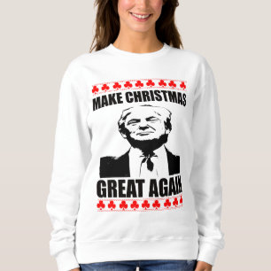 Moletom Faça o excelente outra vez Donald Trump do Natal