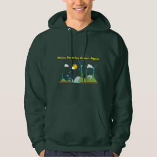 Moletom Faça o Hoodie do verde de América outra vez
