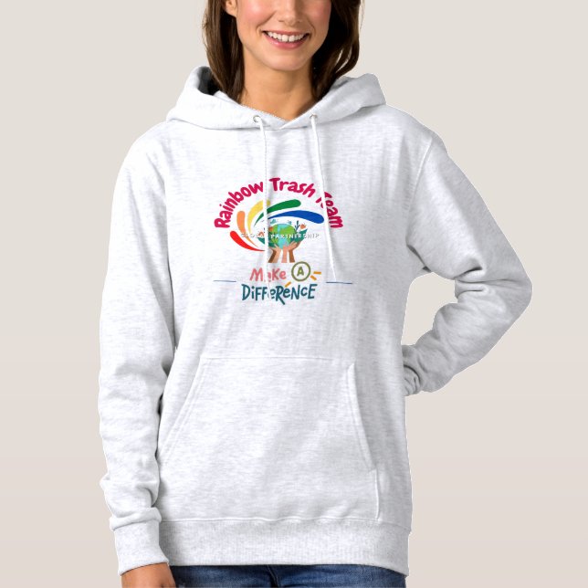 Moletom Faça uma diferença Hoodie (Frente)