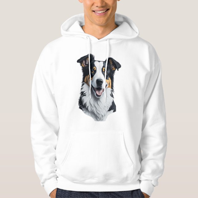 Moletom Face de Border Collie (Frente)