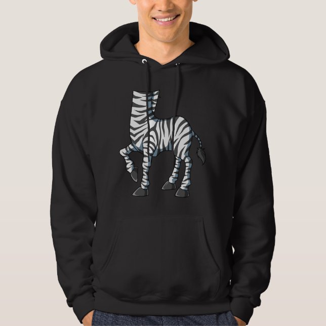 Moletom Fácil Fantasia de Zebra Corpo de Zebra sem Cabeça (Frente)