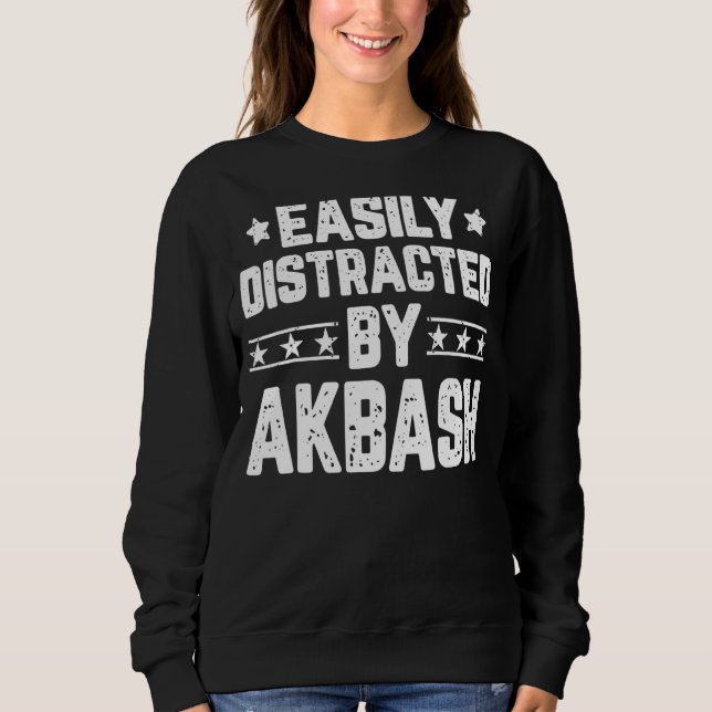 Moletom Facilmente Distraído Por Akbash Dog Akbash (Frente)