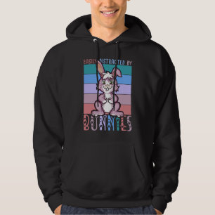 Moletom Facilmente distraído por Bunnies Cute Bunny Lover