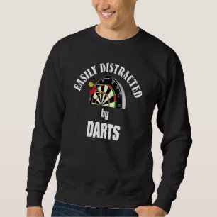 Moletom Facilmente Distraído Por Darts Dartboard