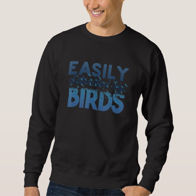 Moletom FACILMENTE DISTRATADO PELA BIRDS Bird Watcher A Ap (Frente)