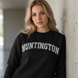 Moletom Faculdade de estilo universitário Huntington à mod