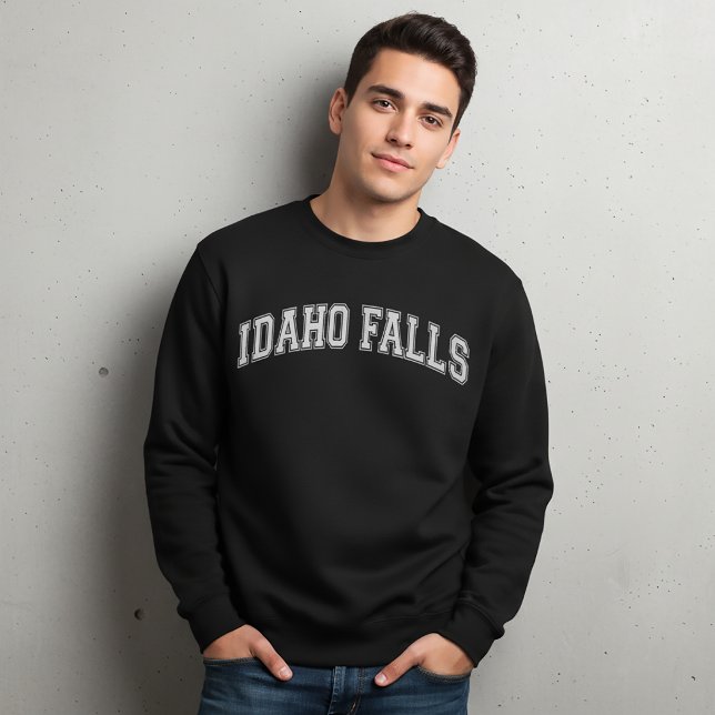 Moletom Faculdade de IDAHO FALLS ao estilo americano (Criador carregado)