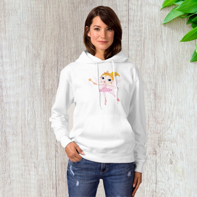 Moletom Fada Ballerina Womens Hoodie (Criador carregado)