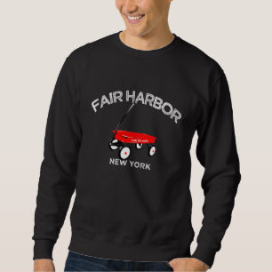 Moletom FAIR HARBOR Fire Island carrinho vermelho verão LI