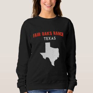 Moletom Fair Oaks Ranch Texas EUA Estado América Viagem Te