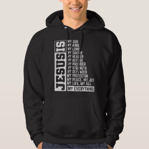 Moletom Faith Cruz Religiosa Cristã Jesus Senhor Dom Je