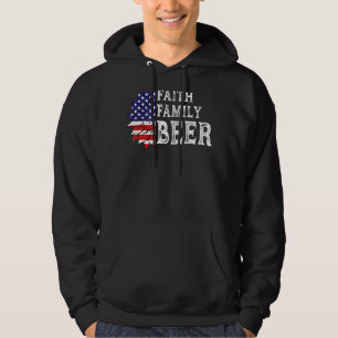 Moletom Faith Family Beer Usa