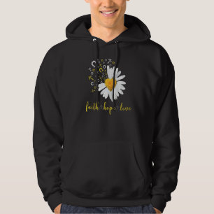 Moletom Faith & Hope & Love Horse Daisy Chirstian God Reli