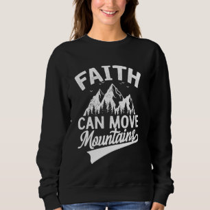 Moletom Faith Mover Montanhas Bíblia Cristã Verse Rel
