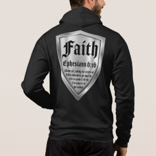 Moletom Faith Shield Christian Faith Bíblia Verse Ephesia