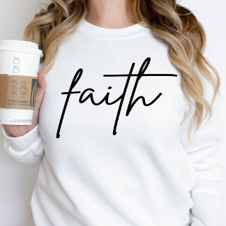 Moletom Faith Sweatshirt Womens Christian Inspiration