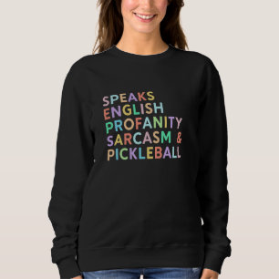 Moletom Fala Idiomas Inglês Sarcasmo Palavrão Picles