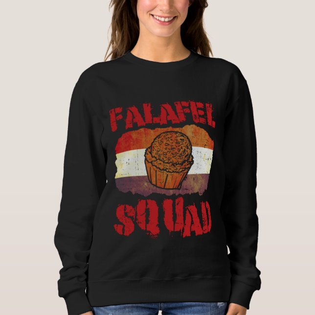 Moletom Falafel Squad Levantine Food Chef Hummus (Frente)
