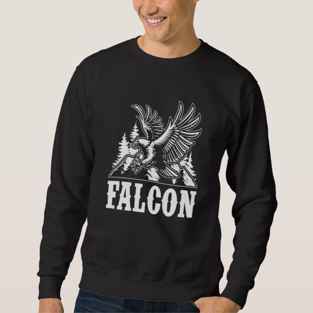 Moletom Falcon Eagle Falconry Goshawk Hawks Birds of Prey  (Frente)