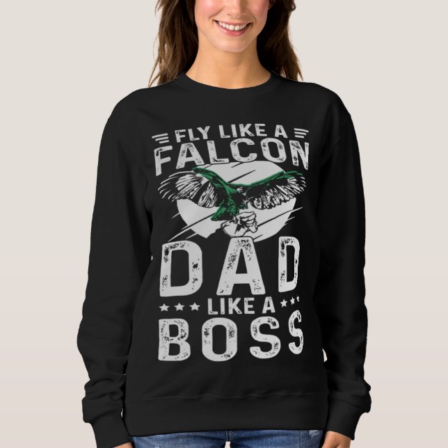 Moletom Falconer Dad Falconry Like a Boss (Frente)