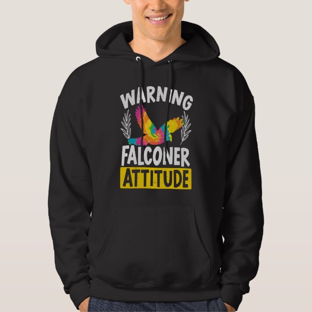 Moletom Falconry Bird  Ornithology Falcon Falconer Attitud (Frente)