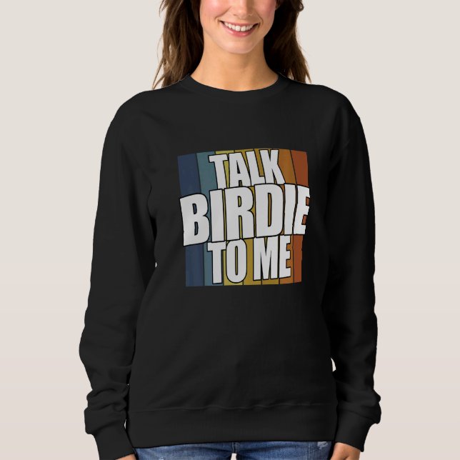 Moletom Fale Birdie Comigo Jogador De Golfe (Frente)