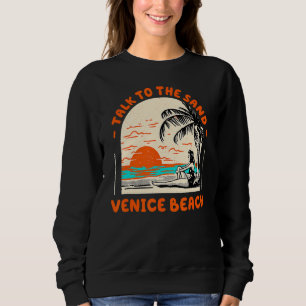 Moletom Fale Com A Areia Venice Beach Ocean California Bea