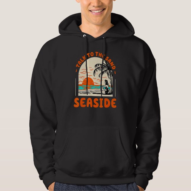 Moletom Fale Com A Praia Da Areia Do Verão De Oregon (Frente)