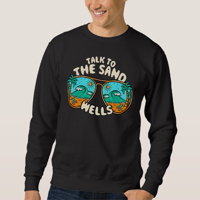 Moletom Fale Com A Praia Tropical De Sand Wells Summer Mai (Frente)