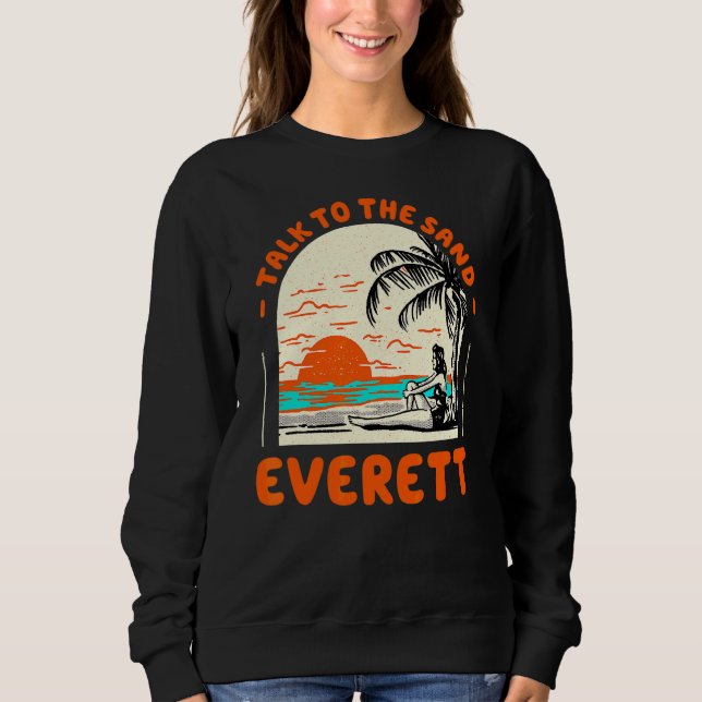 Moletom Fale Com O Sand Everett Beach Washington Ocean Su (Frente)