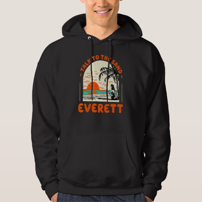 Moletom Fale Com O Sand Everett Beach Washington Ocean Su (Frente)