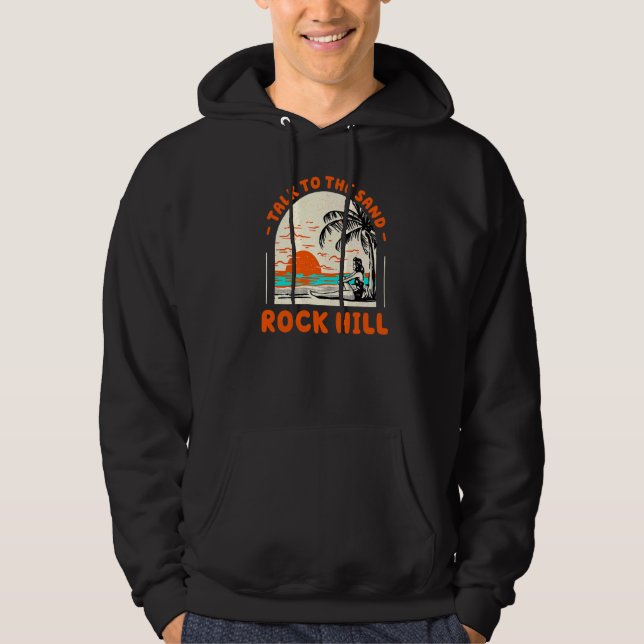 Moletom Fale Com O Sand Rock Hill Beach South Carolina Oc (Frente)