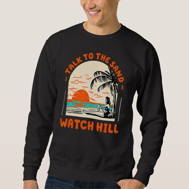 Moletom Fale Com O Sand Watch Hill Beach Rhode Island Oce (Frente)