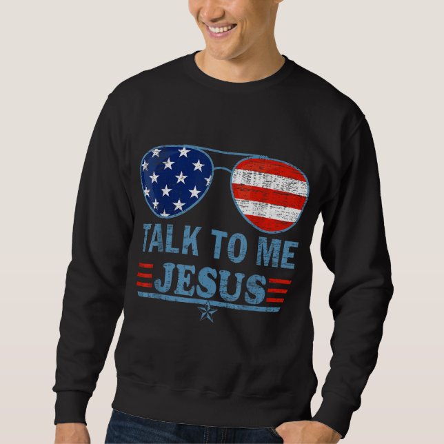 Moletom fale comigo jesus (Frente)