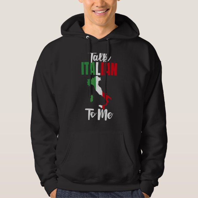 Moletom Fale Italiano Comigo Orgulhoso (Frente)