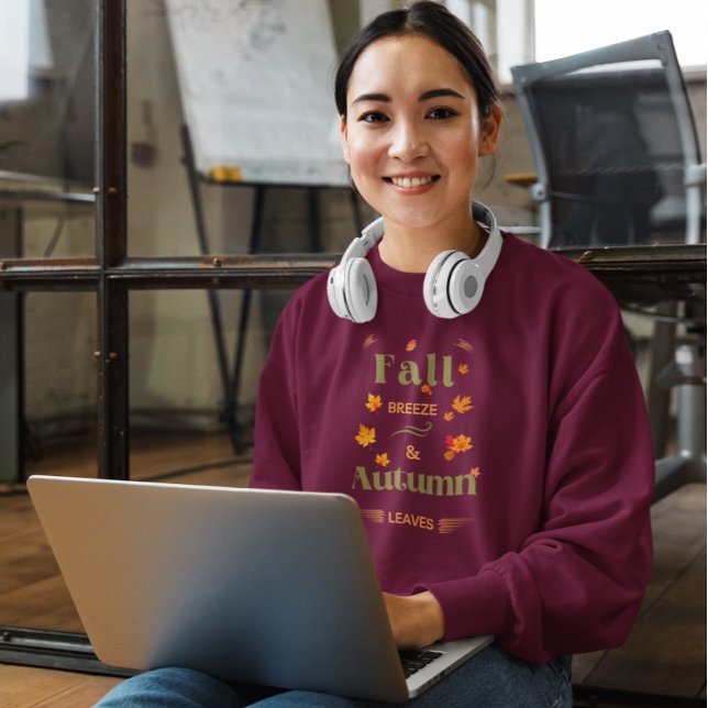 Moletom Fall Breeze e Autumn Leaves Design (Criador carregado)