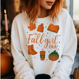 Moletom fall girl era sweatshirt , Autumn girl shirt gift