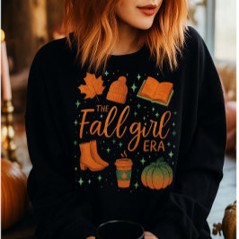 Moletom fall girl era sweatshirt , Autumn girl shirt gift