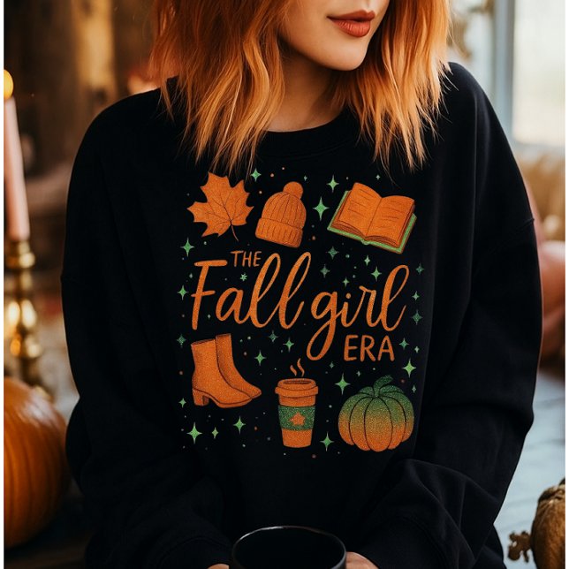 Moletom fall girl era sweatshirt , Autumn girl shirt gift  (Criador carregado)
