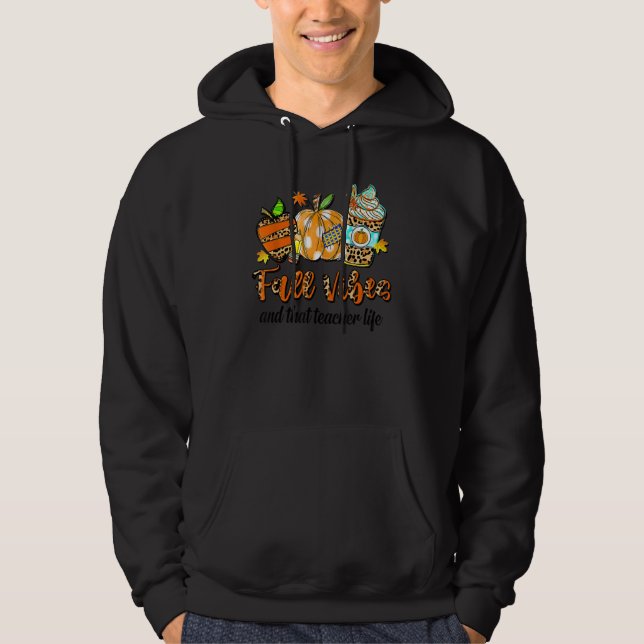 Moletom Fall Vibes & Aquele Pêxis da Apple da Vida do Prof (Frente)