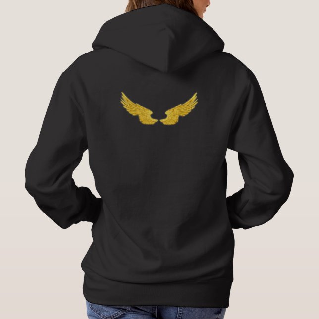 Moletom Falln Ouro Angel Wings (Verso)